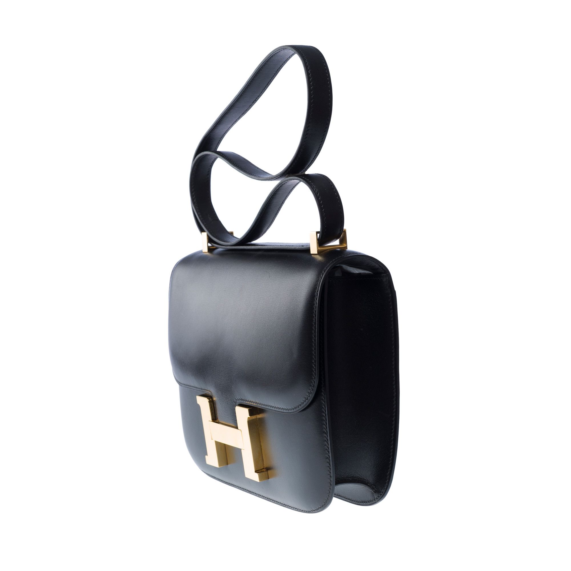 Hermes HERMES Constance Vintage in Black Leather Size ONE SIZE - 4 Thumbnail