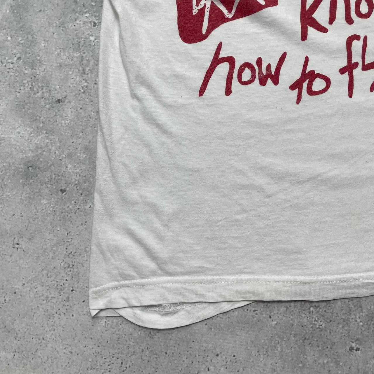 Vintage Vintage Quote Birds Know How To Fly Art T Shirt White Size S Size US XS / EU 42 / 0 - 11 Thumbnail