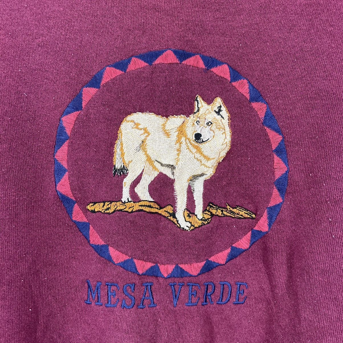 Vintage MESA VERDE by H.L. MILLER GOLD Sweatshirt #1935/11 Size US L / EU 52-54 / 3 - 3 Thumbnail