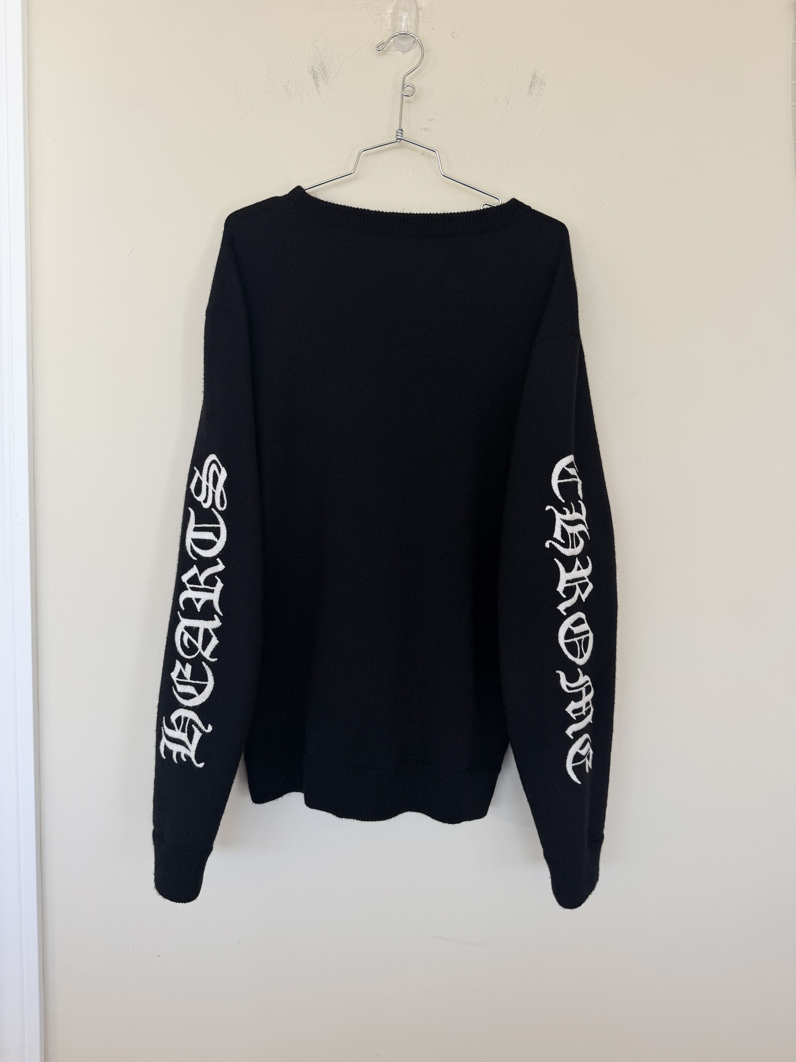 Chrome Hearts Chrome Hearts Embroidered Cashmere Sweater Size US L / EU 52-54 / 3 - 2 Thumbnail
