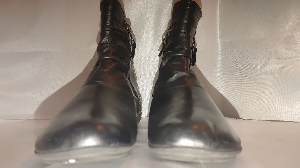 JOSEF SEIBAL Josef Seibel Naly 24 Rouched Soft Leather Booties Size 39 Size US 8.5 / IT 38.5 - 6 Thumbnail