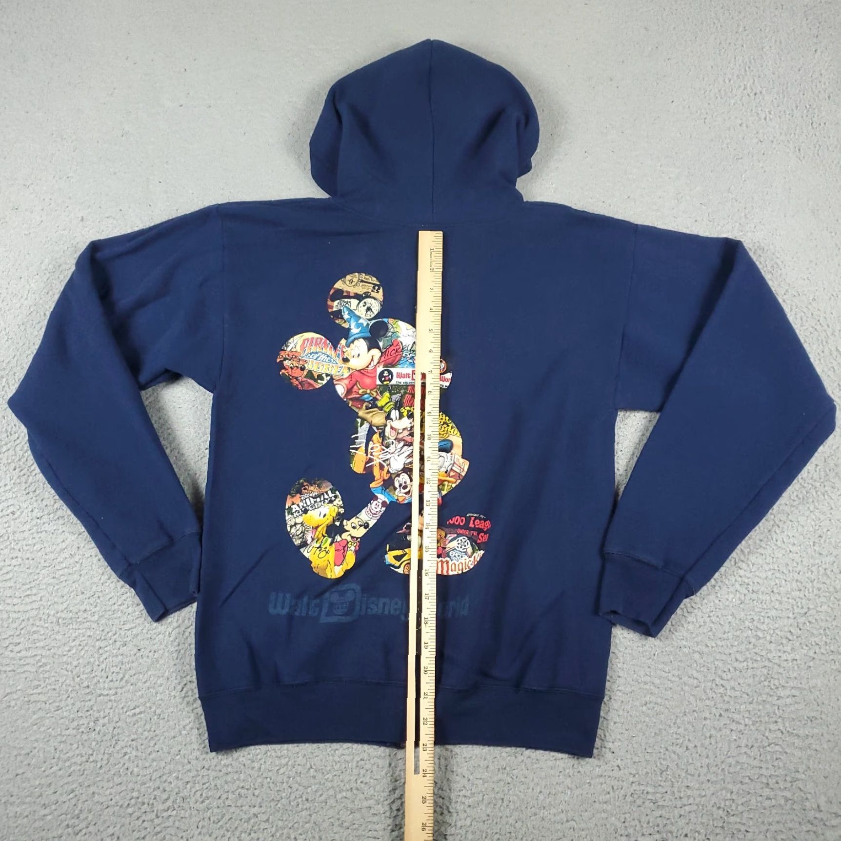 Disney Disney Hoodie Full Zip Sweatshirt Mens Small Blue Mickey Mouse Casual Size US S / EU 44-46 / 1 - 7 Thumbnail