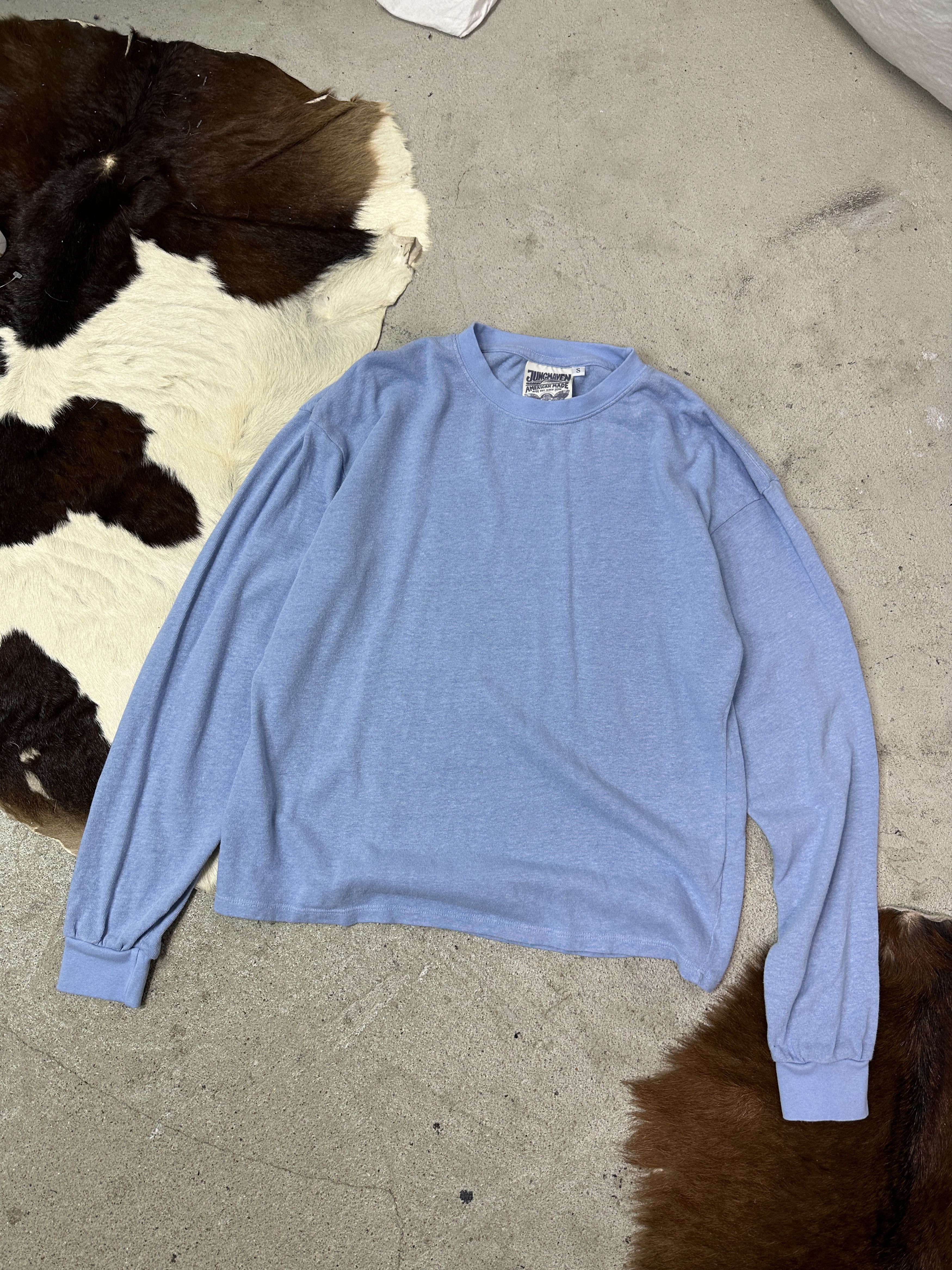 Jungmaven Vintage Streetwear Jungmaven Cropped Longsleeve Sweater Y2K Size US S / EU 44-46 / 1 - 2 Thumbnail