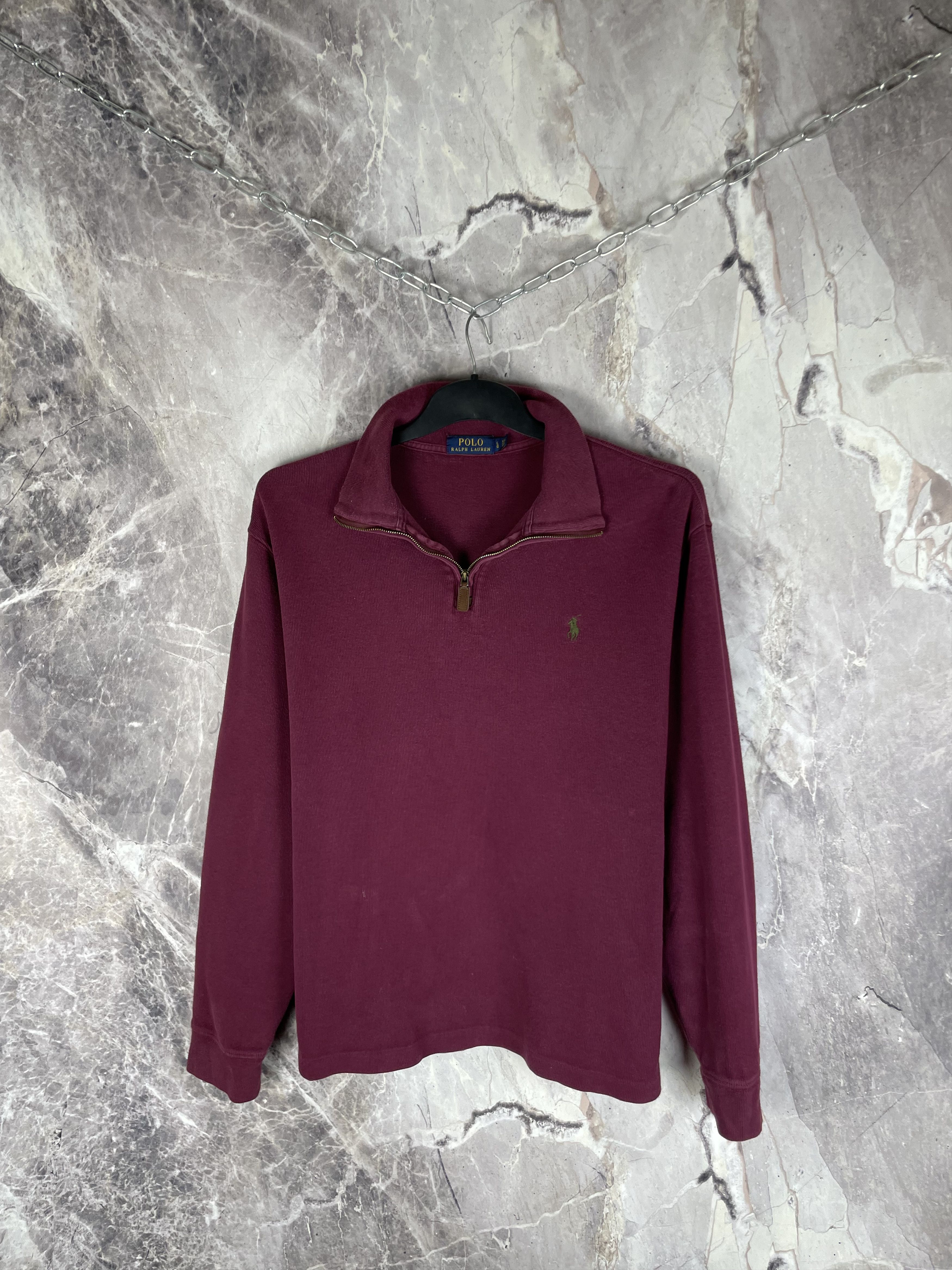 Polo Ralph Lauren Vintage Polo Ralph Lauren 1/4 Zip Sweater Old Money Size US L / EU 52-54 / 3 - 2 Thumbnail