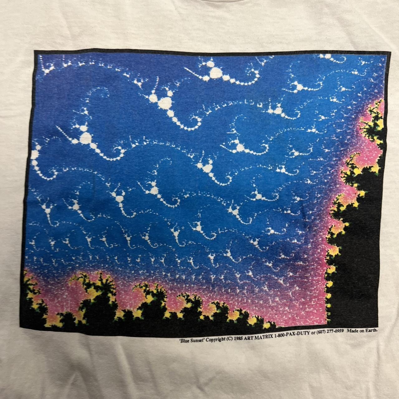 Hanes × Matix Rare Fractal Art T-shirt Size US XL / EU 56 / 4 - 2 Thumbnail