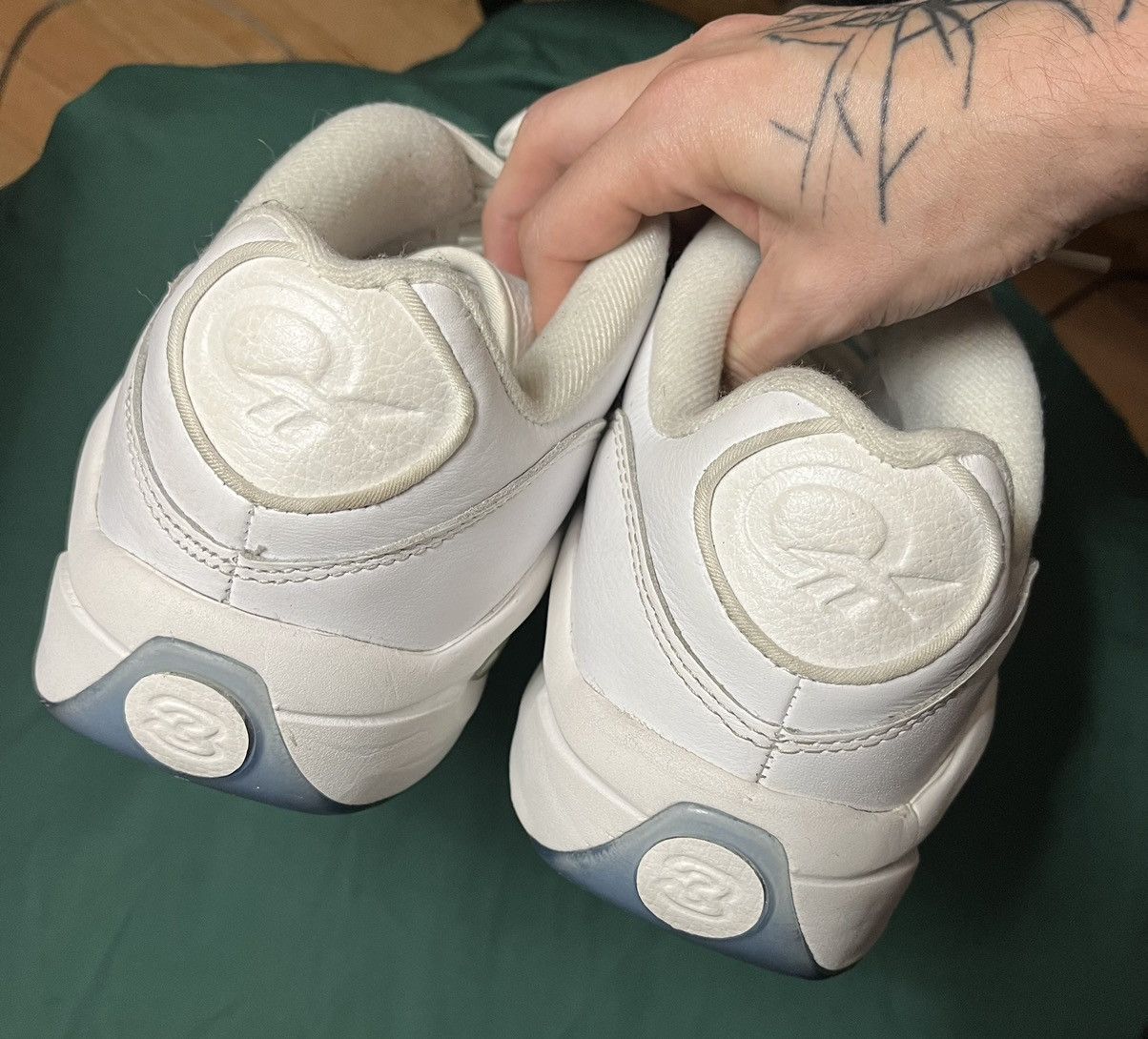 Reebok Reebok Question Low-White/Clear Size US 11 / EU 44 - 4 Thumbnail