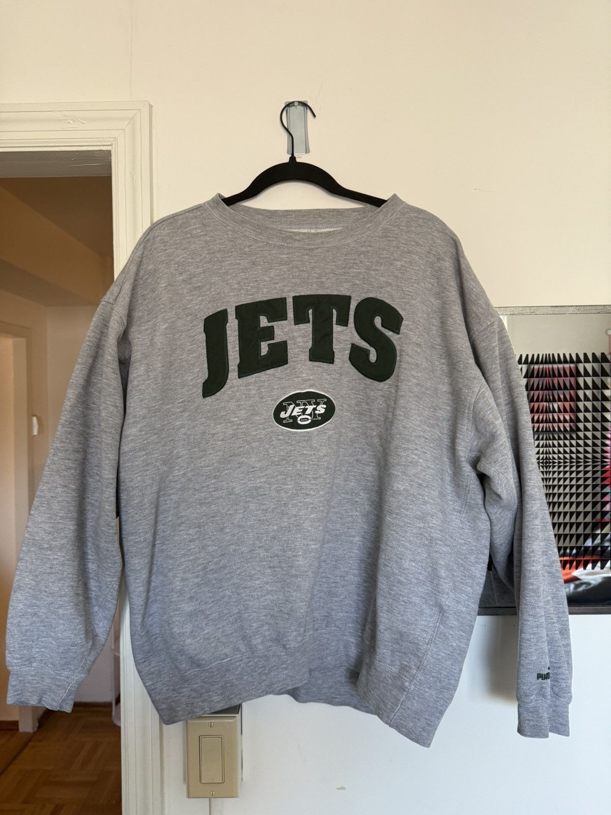 Puma Vintage NY Jets Puma Sweatshirt Size US XL / EU 56 / 4 - 1 Thumbnail