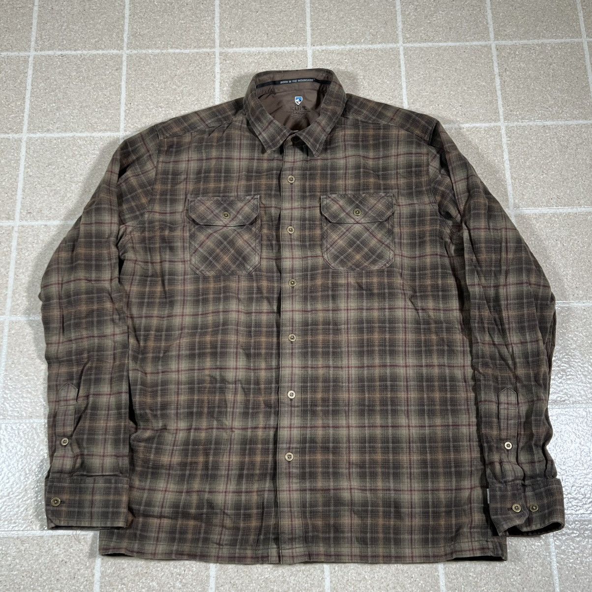 Kuhl Kuhl Shirt Sz L Plaid Button Long Sleeve Dillinger Flannel Size US L / EU 52-54 / 3 - 1 Thumbnail