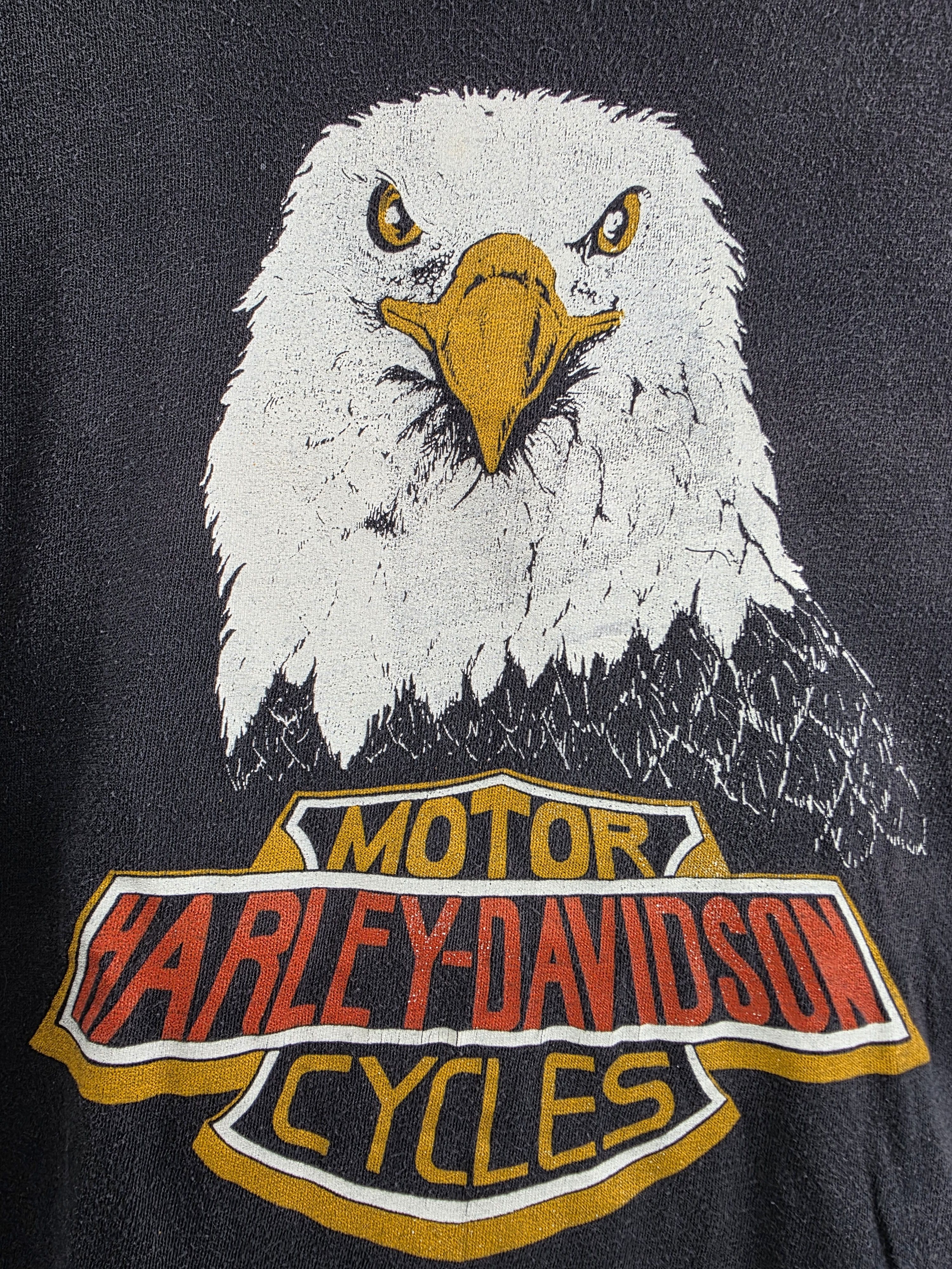 Harley Davidson Early 80s Harley Davidson 3D Emblem XL 22" 26" Size US XL / EU 56 / 4 - 3 Thumbnail