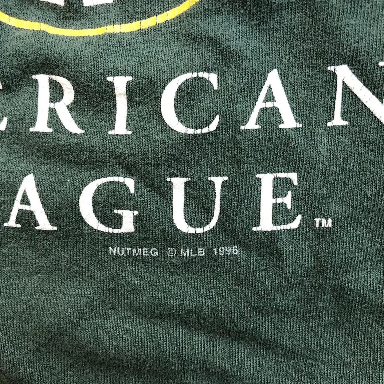 Vintage Vintage 1996 MLB OAKLAND Tee Shirt Sportswear Major Size US M / EU 48-50 / 2 - 7 Thumbnail