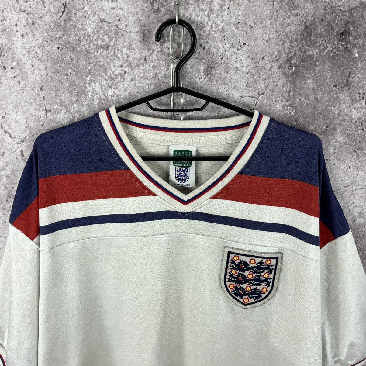 Vintage Score Draw Official Retro England Team Soccer Jersey Size US XXL / EU 58 / 5 - 2 Thumbnail