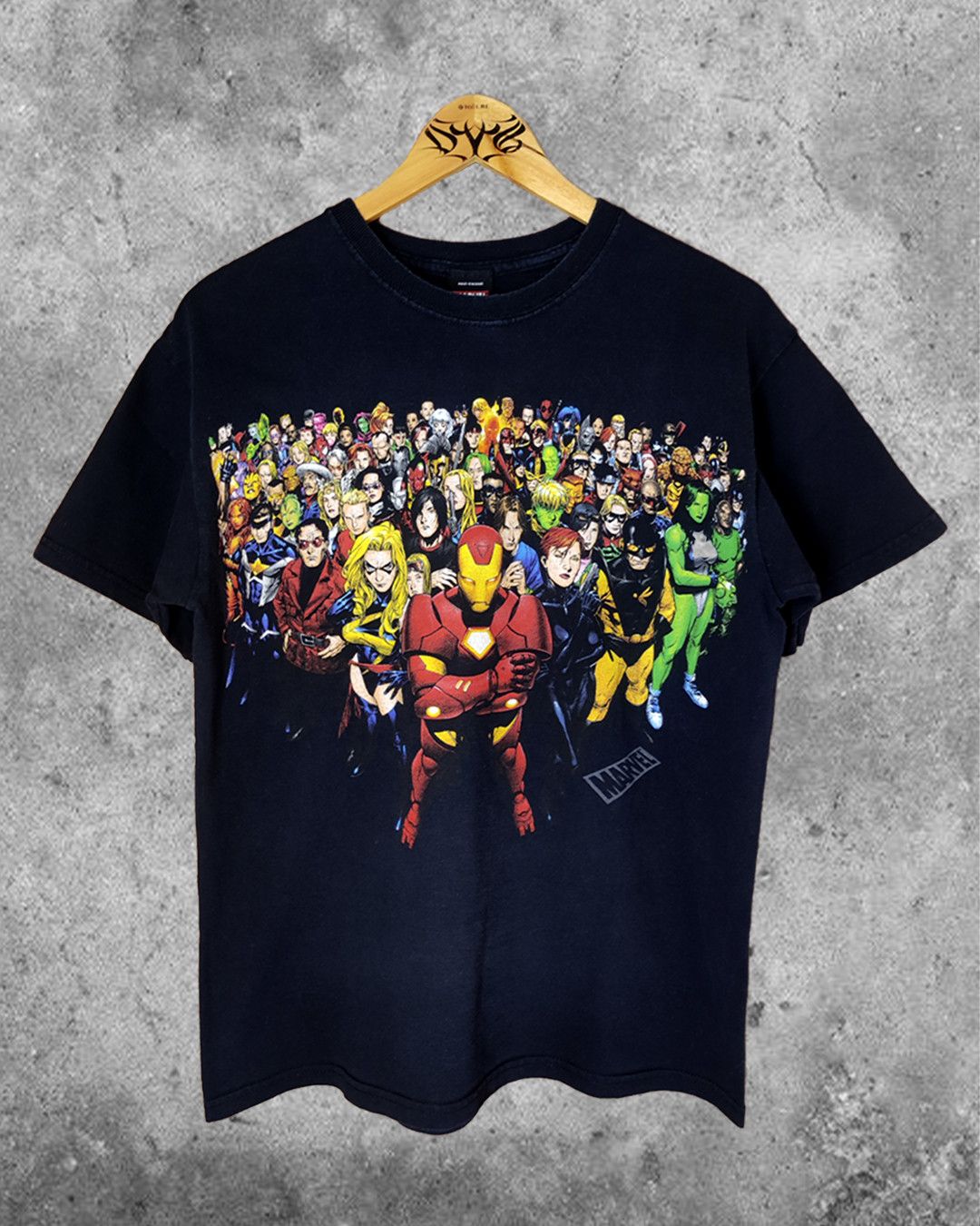 Mad Engine × Marvel Comics Y2K Marvel Civil War Iron Man side tee 🤖 Size US M / EU 48-50 / 2 - 1 Thumbnail