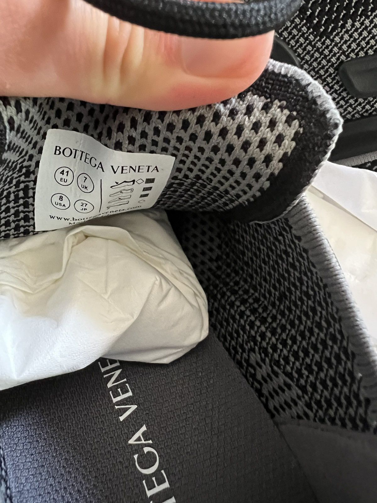 Bottega Veneta Flex Sneakers in black Size US 8 / EU 41 - 6 Thumbnail