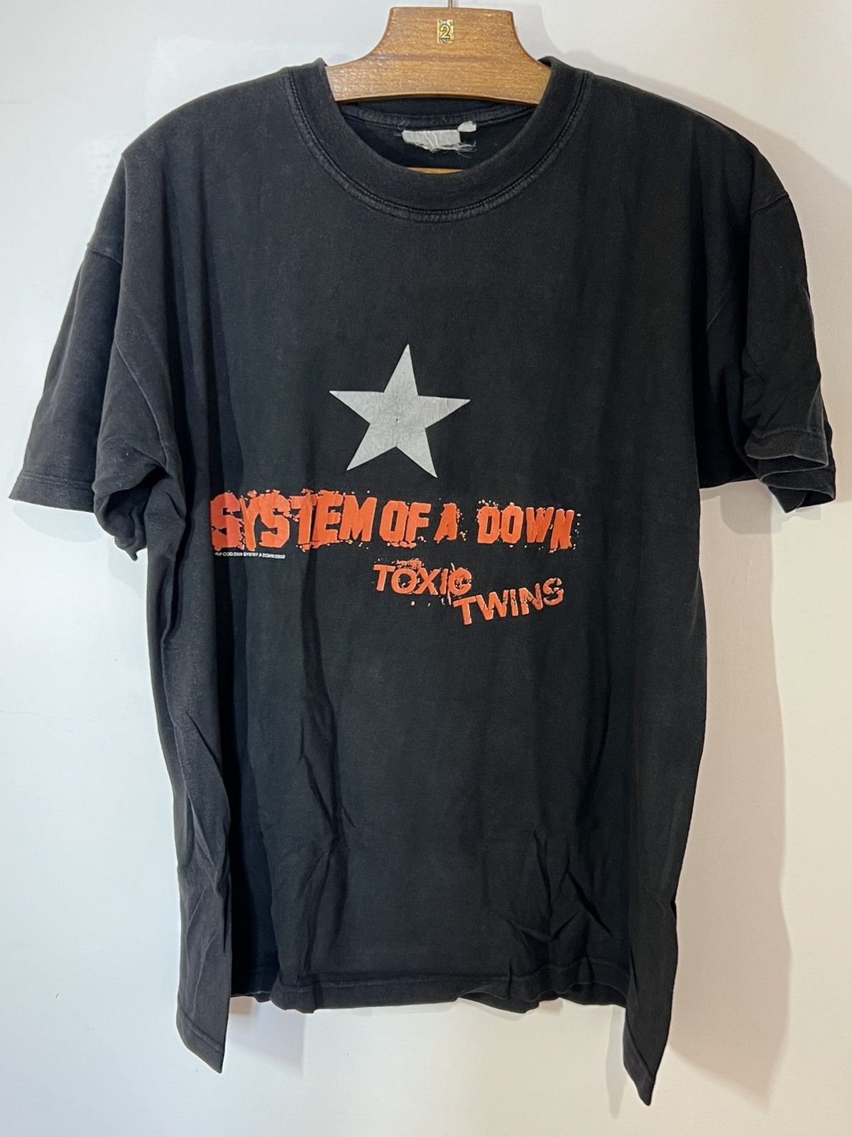 vintage System of a Down 00s shirt toxic twins