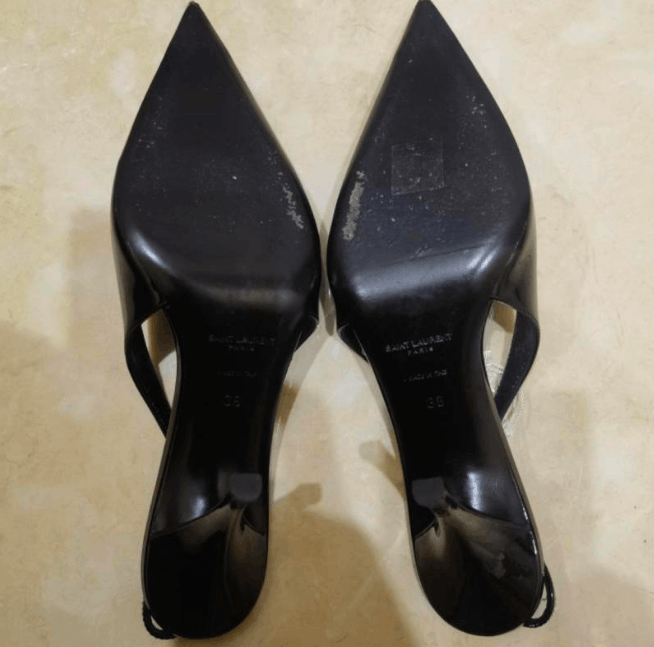 Saint Laurent Paris YSL Stiletto Heels Size US 8 / IT 38 - 4 Thumbnail
