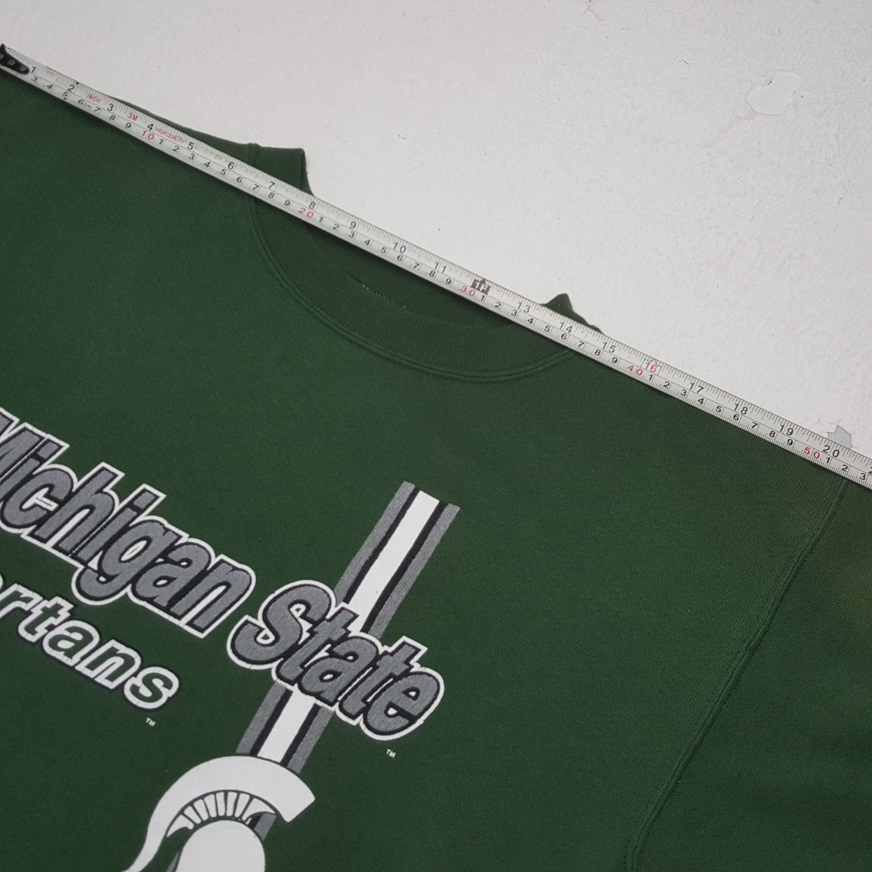 Logo Athletic × Vintage Michigan State Sapartans Streetwear Style Vintage Sweatshirt Size US M / EU 48-50 / 2 - 4 Thumbnail