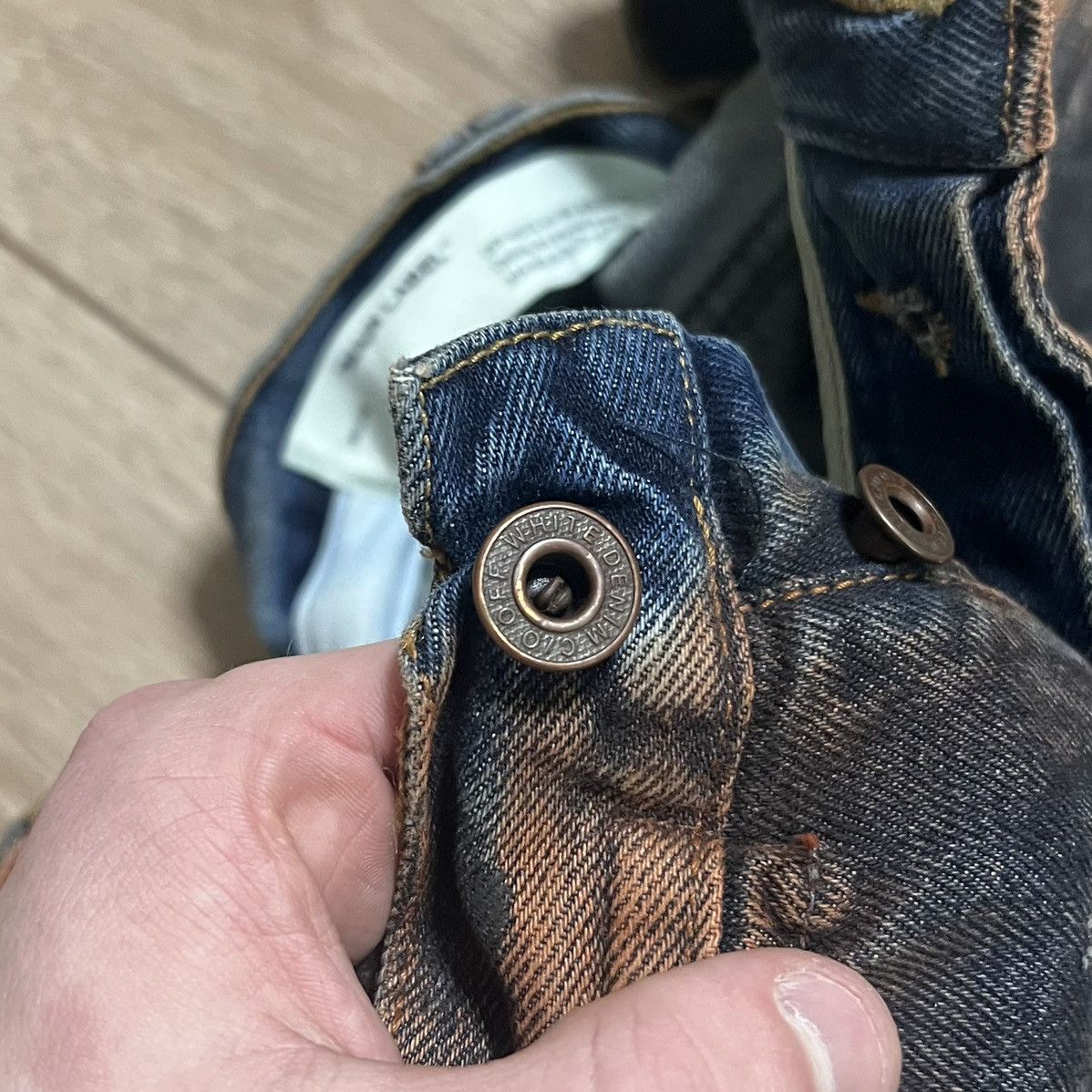 Off-White OFF-WHITE DENIM JEANS Size US 31 - 15 Thumbnail