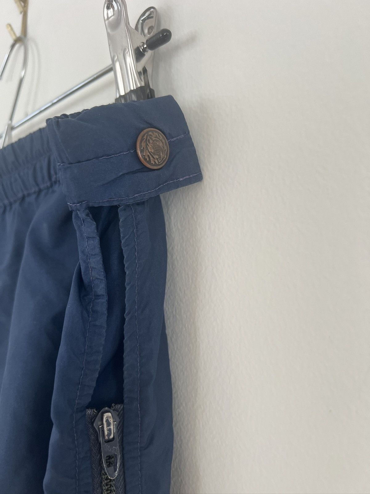 Nike Vintage 70s/80’s Nike Side Zip Track Pants Navy LG Size US 34 / EU 50 - 3 Thumbnail