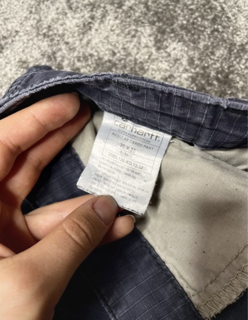 Carhartt Wip Vintage Carhartt WIP Regular Cargo Pants Ripstop Navy W30L32 Size US 32 / EU 48 - 14 Thumbnail
