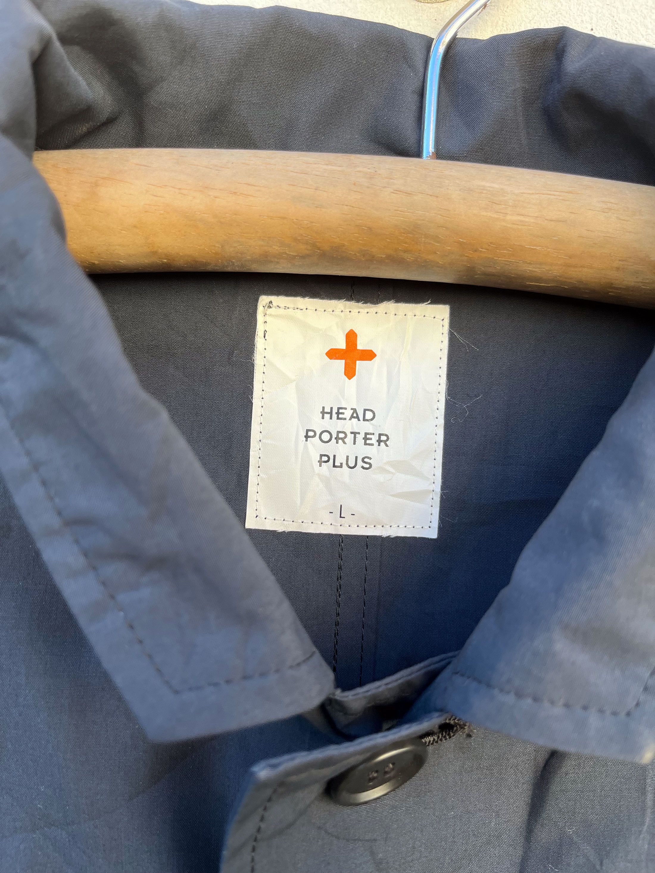 Designer × Head Porter × Japanese Brand Head Porter Plus Button Down Zipper Collared Light Jacket Size US L / EU 52-54 / 3 - 2 Thumbnail