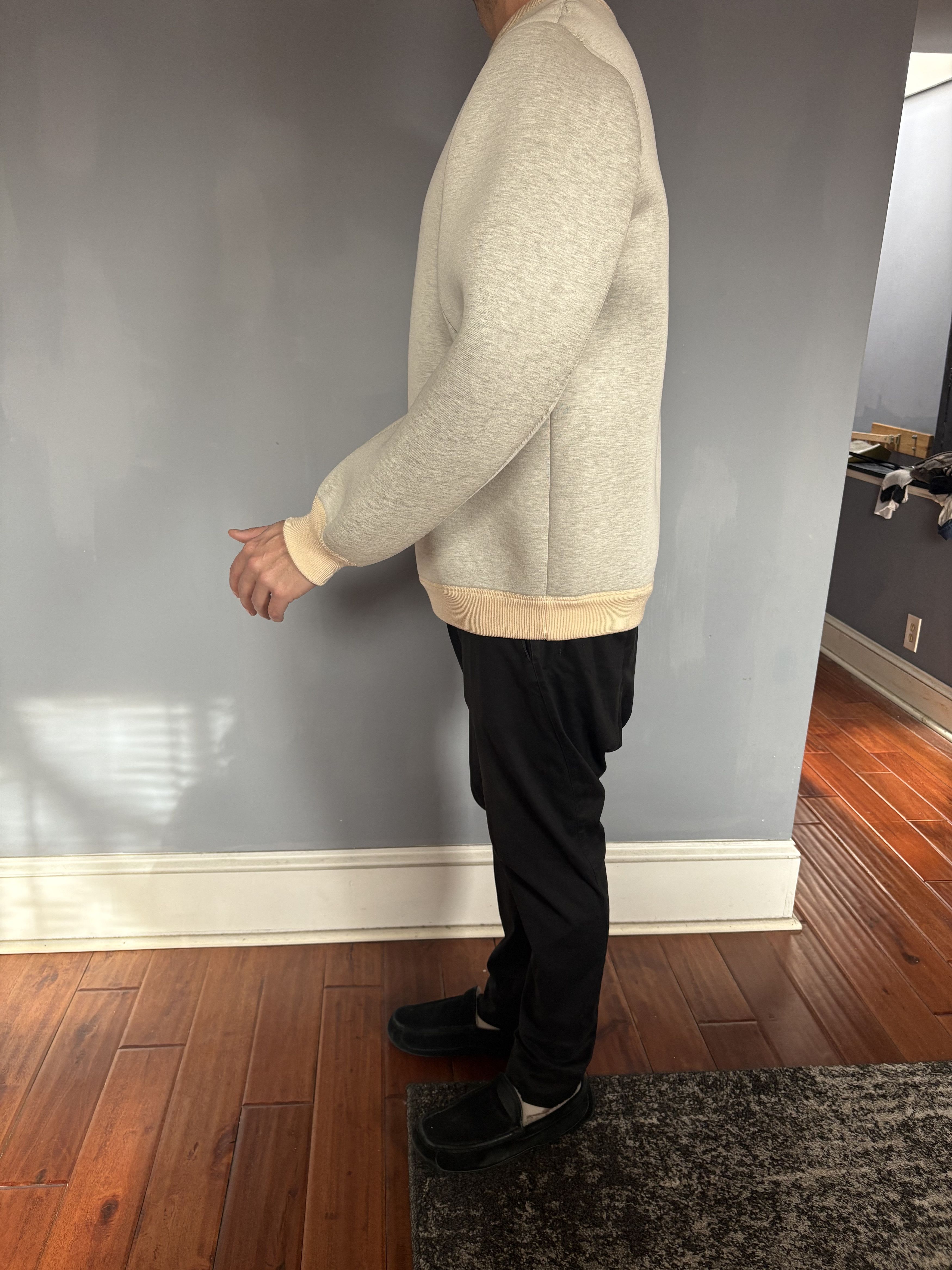 Maison Margiela Neoprene-style grey sweatshirt Size US M / EU 48-50 / 2 - 7 Thumbnail