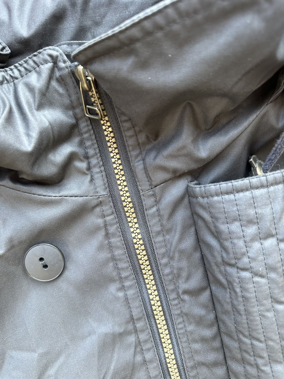 Nike × Vintage Vintage Nike Jacket Bomber Semi Trench Big Swoosh 90s Size US XXL / EU 58 / 5 - 8 Thumbnail