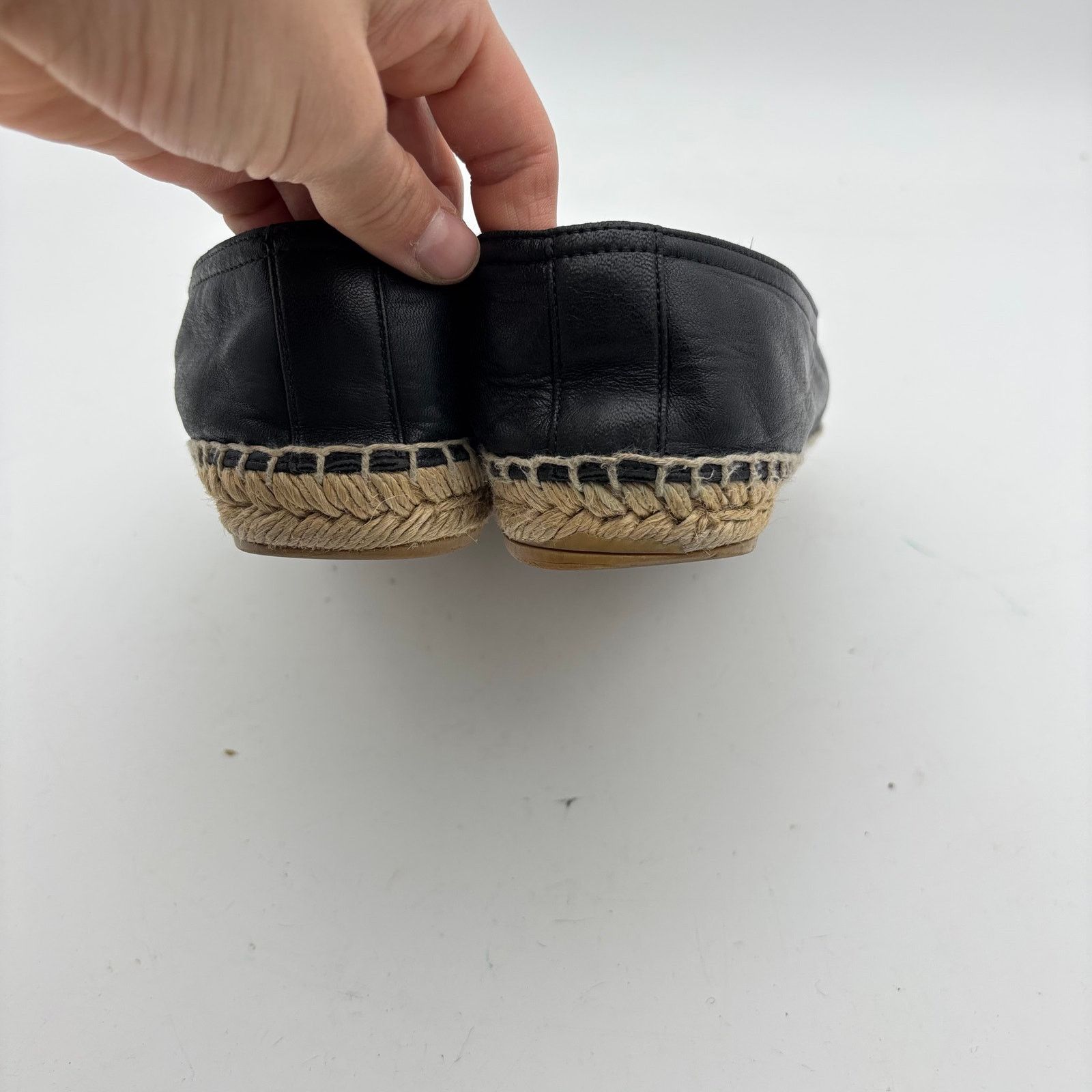 Saint Laurent Paris YSL Saint Laurent Logo Leather Espadrille Shoes Men 43 US 10 Size US 9 / IT 39 - 14 Thumbnail