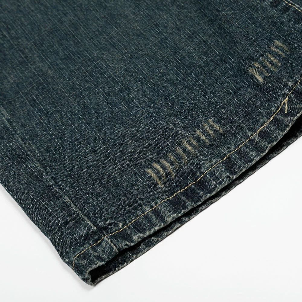 Vintage Men's vintage distressed gradient washed scimitar jeans Size US 32 / EU 48 - 6 Thumbnail