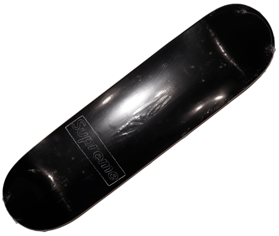 Kaws × Supreme Supreme x Kaws 2011 Black Small Box Logo Skateboard Deck Size ONE SIZE - 1 Thumbnail