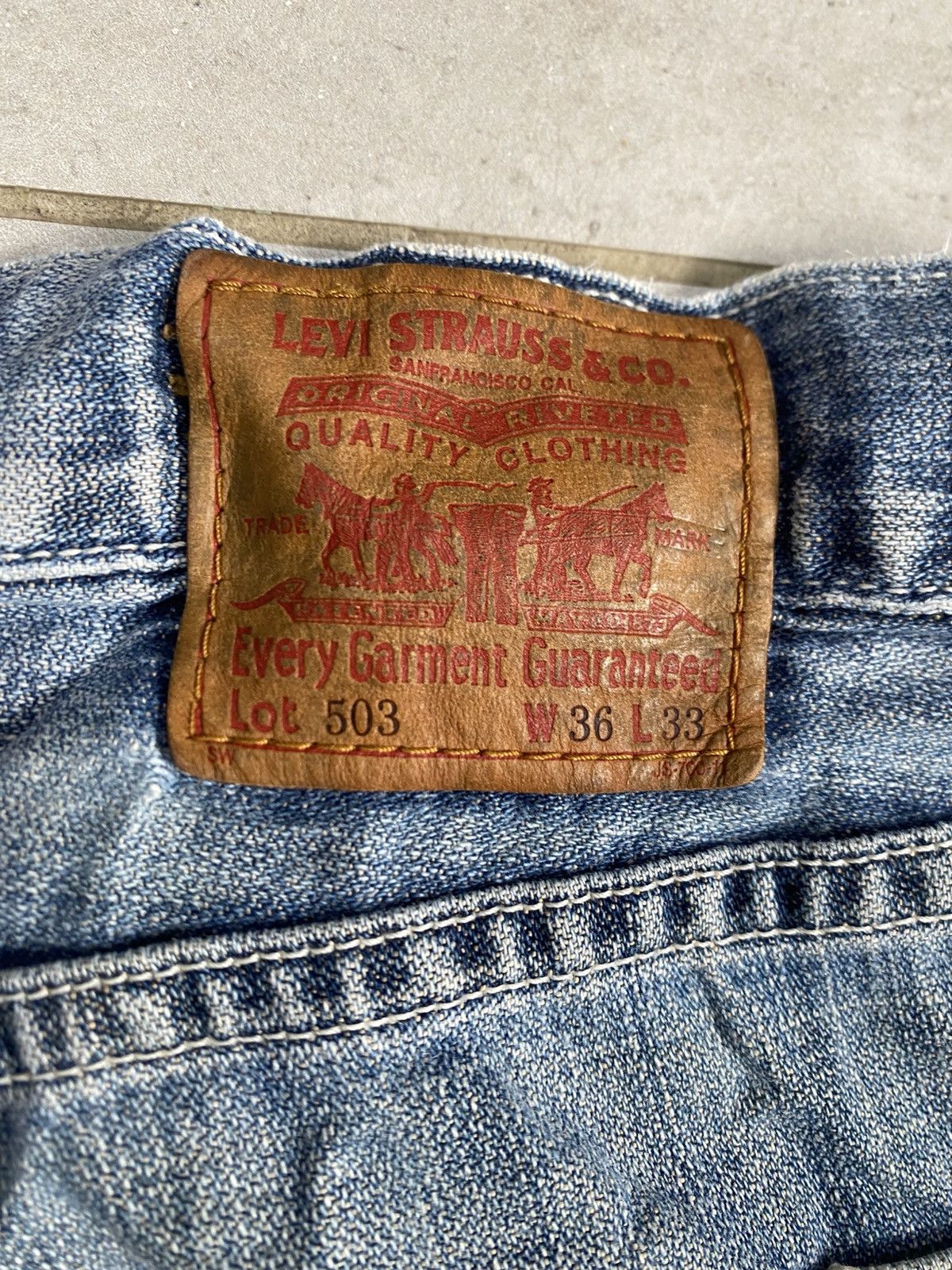 Levi's LEVIS 503 BAGGY Size US 34 / EU 50 - 12 Thumbnail
