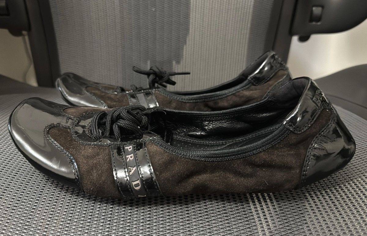 Prada Prada Vintage Ballet Lace-up Flats Size 37 Extremely Rare Size US 7 / IT 37 - 5 Thumbnail