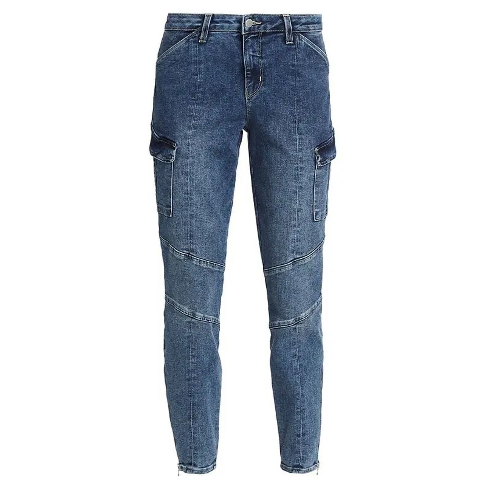 L'AGENCE L'AGENCE Patton Mid-Rise Cargo Skinny Mi-Hauteur Etroit Jean Size 26" / US 2 / IT 38 - 6 Thumbnail