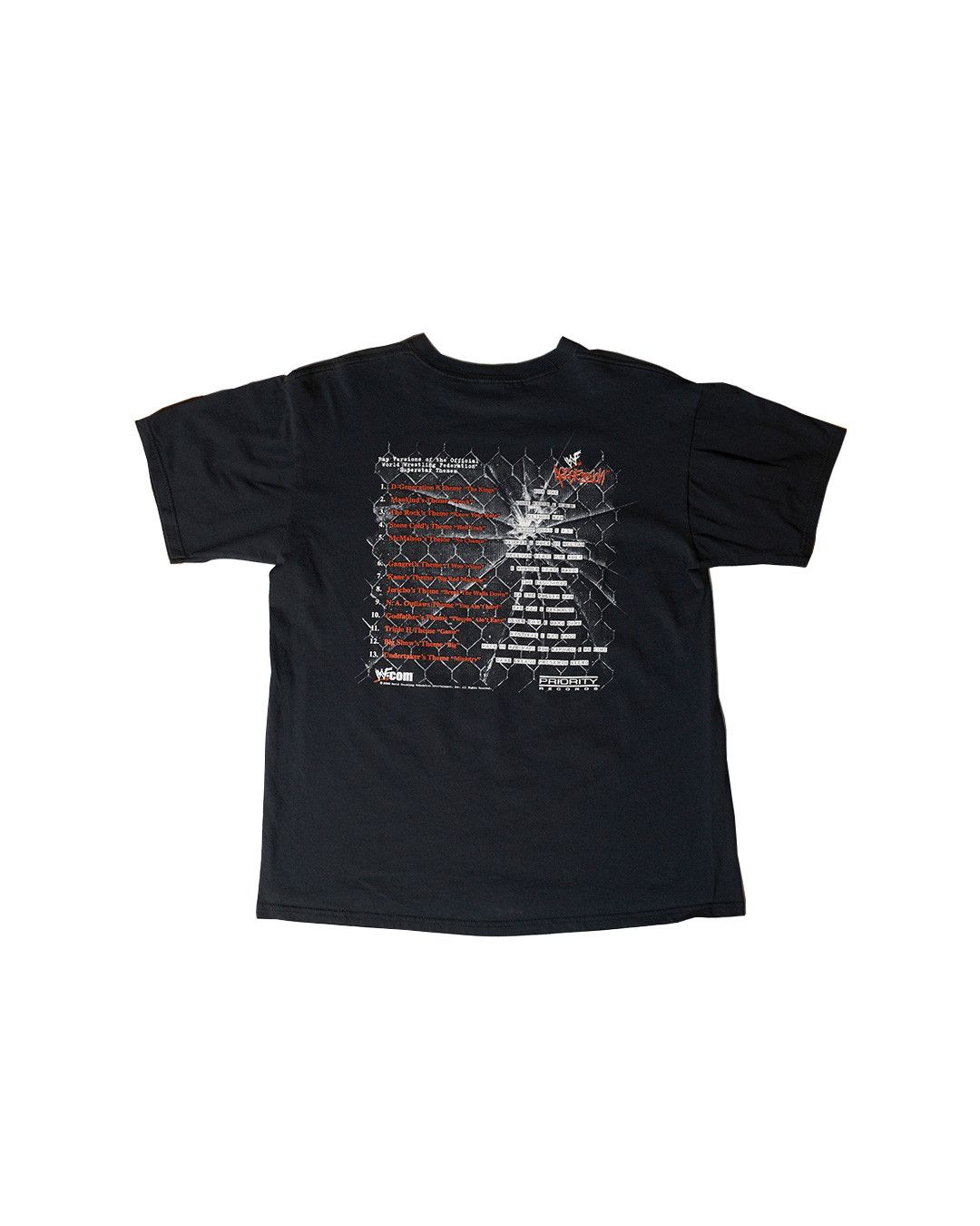 Vintage Vintage 2000 WWF WWE Aggression Its Off The Hook Rap T-shirt Size US XL / EU 56 / 4 - 2 Thumbnail