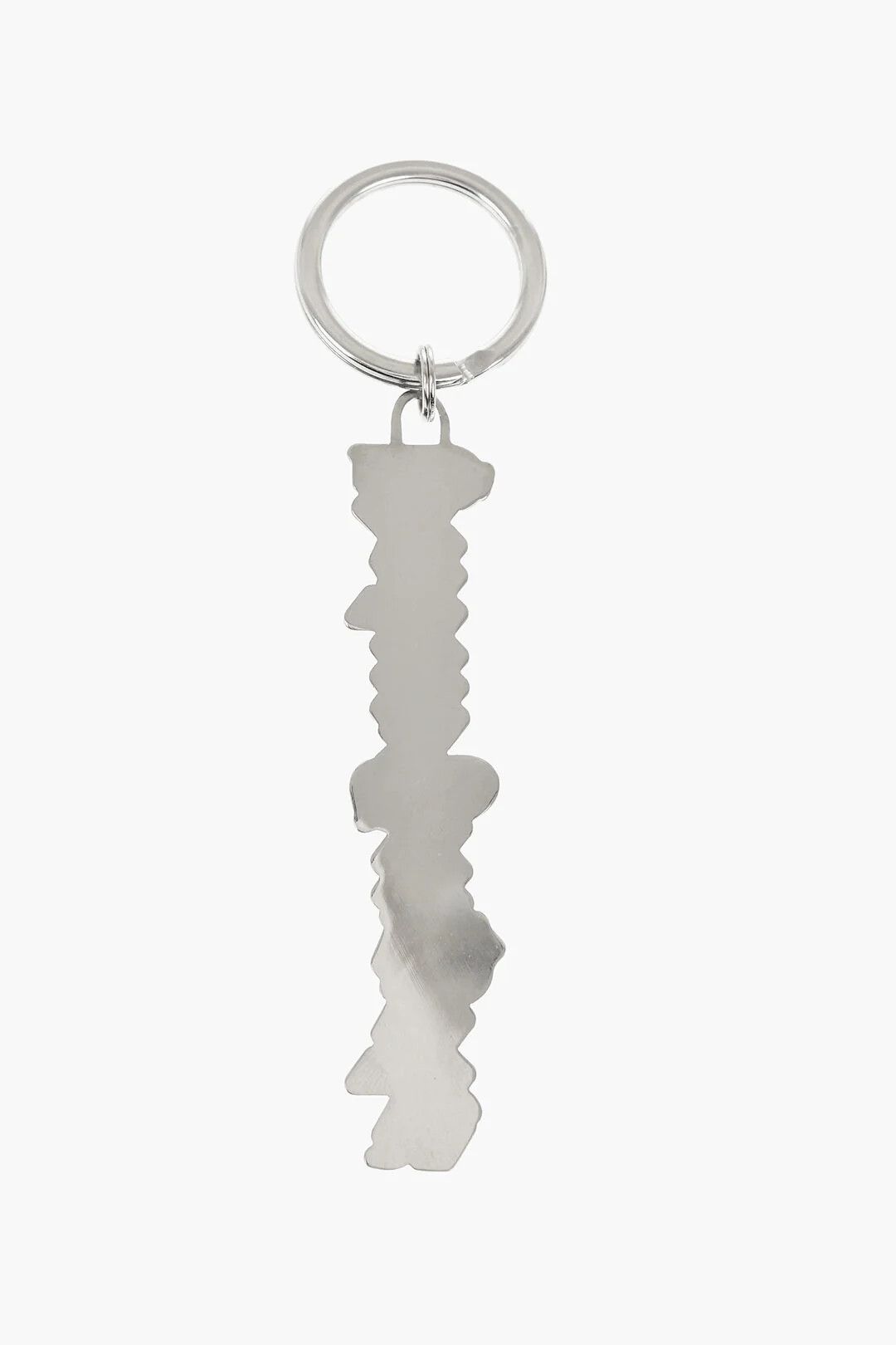 Palm Angels og1mm0326 Size: OS / Metal Keychain in Sliver Size ONE SIZE - 2 Thumbnail