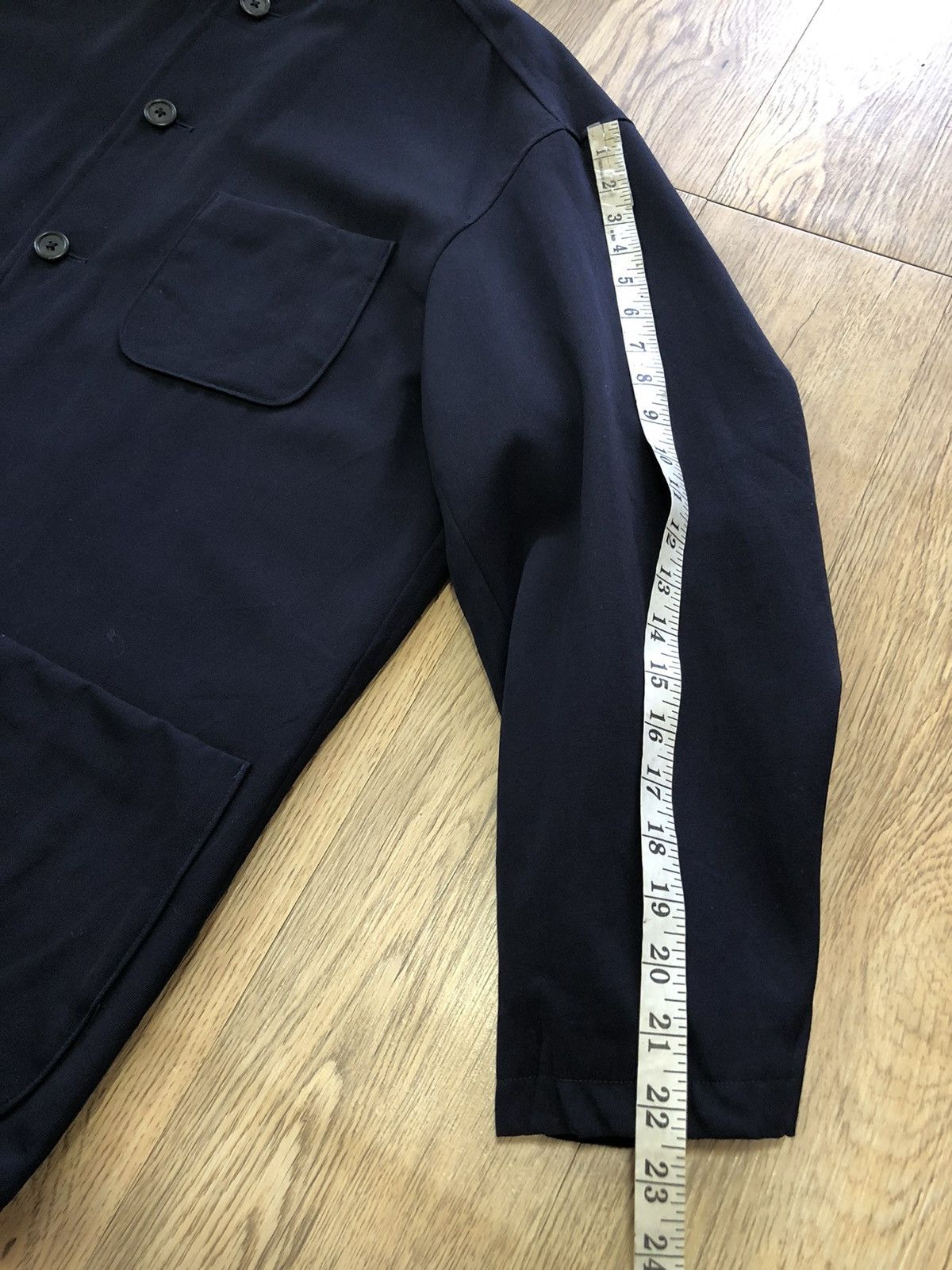 Vintage × Y's for Men × Yohji Yamamoto Yohji Yamamoto Y’s for Men hooded wools long blazer jacket Size US M / EU 48-50 / 2 - 12 Thumbnail