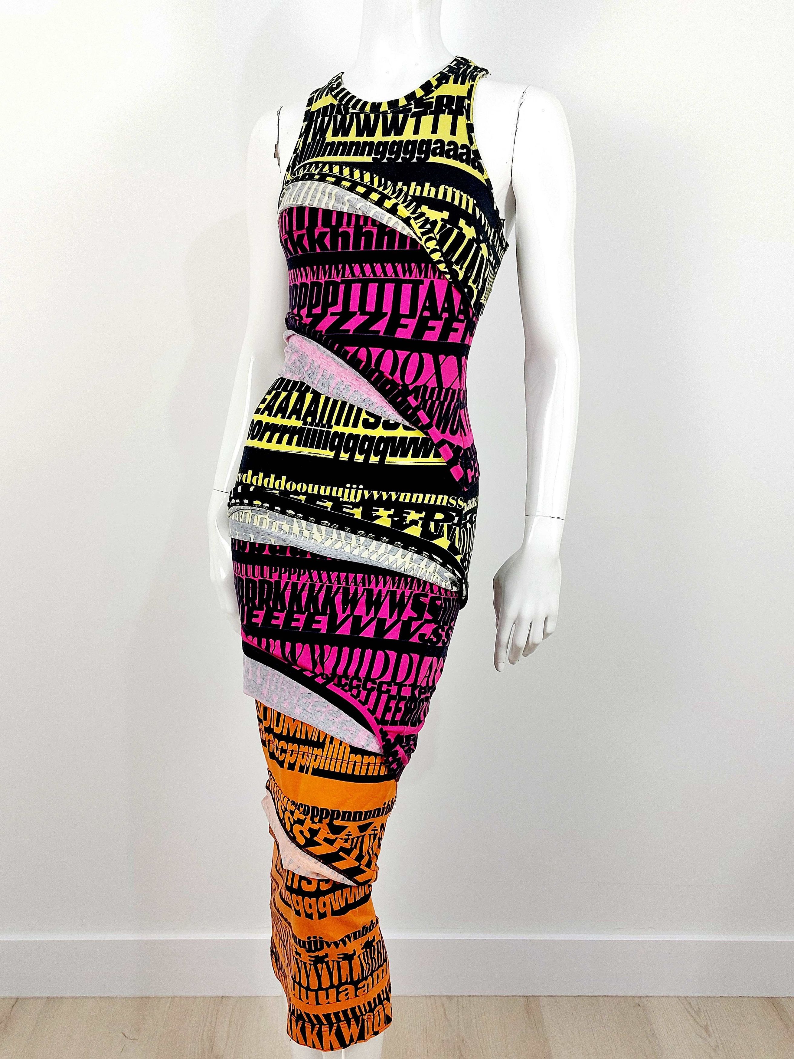 Dolce & Gabbana Runway 2012 F/W Dolce & Gabbana Alphabet Fergie Dress Size S / US 4 / IT 40 - 13 Thumbnail