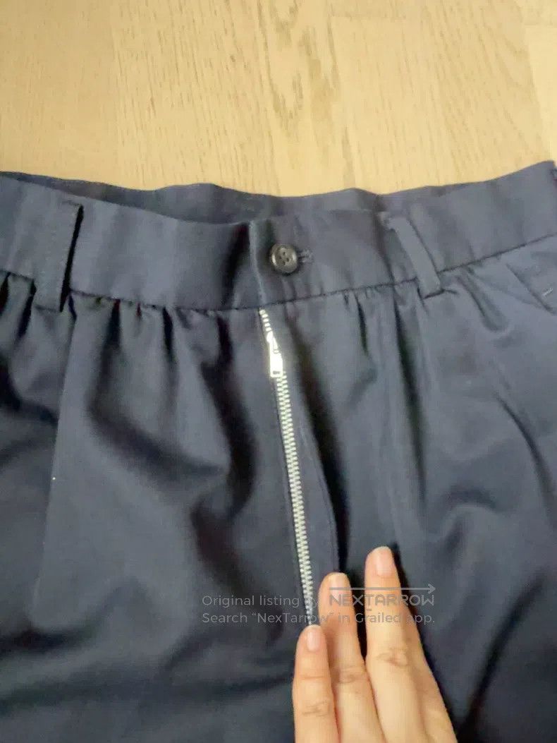 Comme des Garcons Comme des Garcons size S Wool shorts, size s, navy blue Size 23" - 3 Thumbnail
