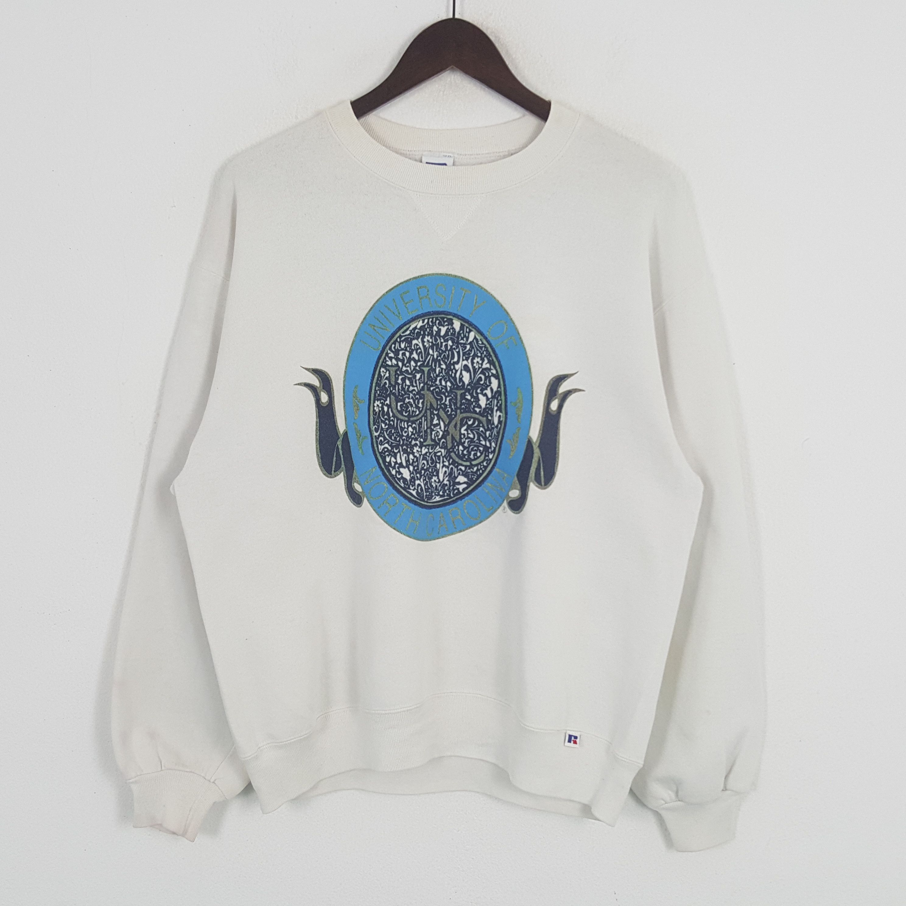 Russell Athletic × Vintage Vintage Russell University of North Carolina Sweatshirt Size US L / EU 52-54 / 3 - 1 Thumbnail