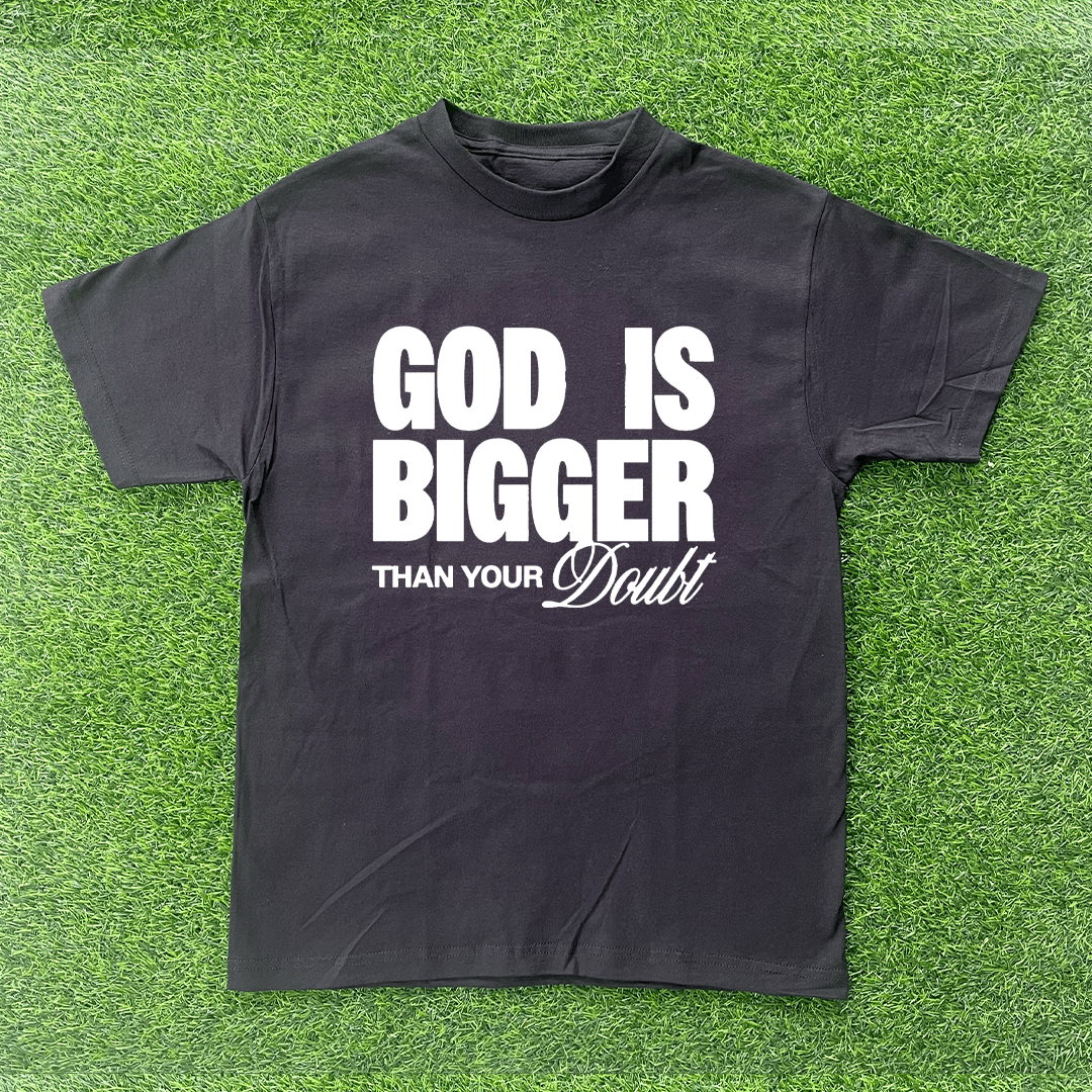 Vintage GOD IS BIGGER THAN YOUR DOUBT TSHIRT Size US M / EU 48-50 / 2 - 1 Preview