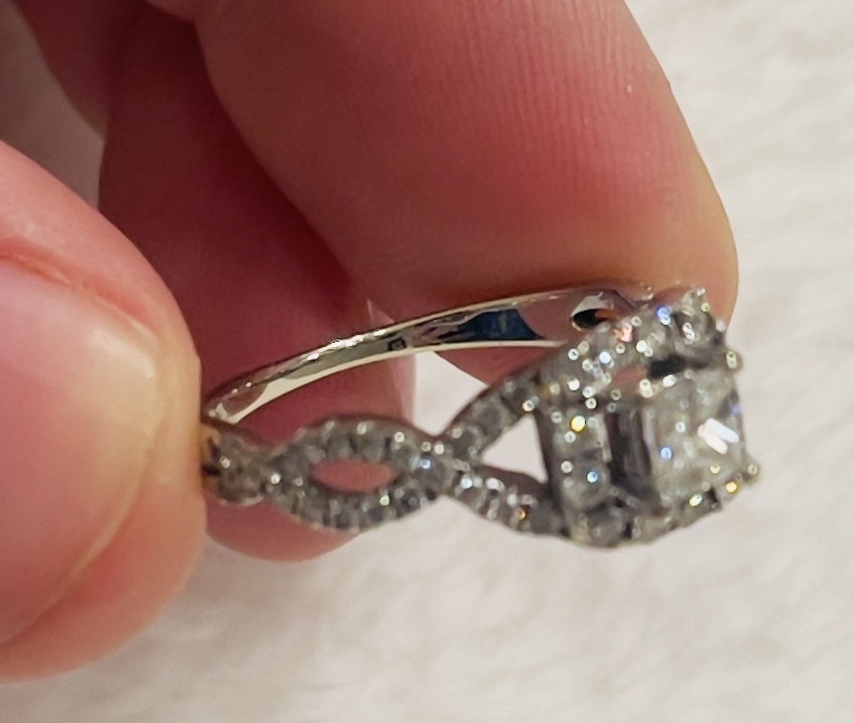 Other 14kt White Gold Diamond Bridal Set Size ONE SIZE - 4 Thumbnail