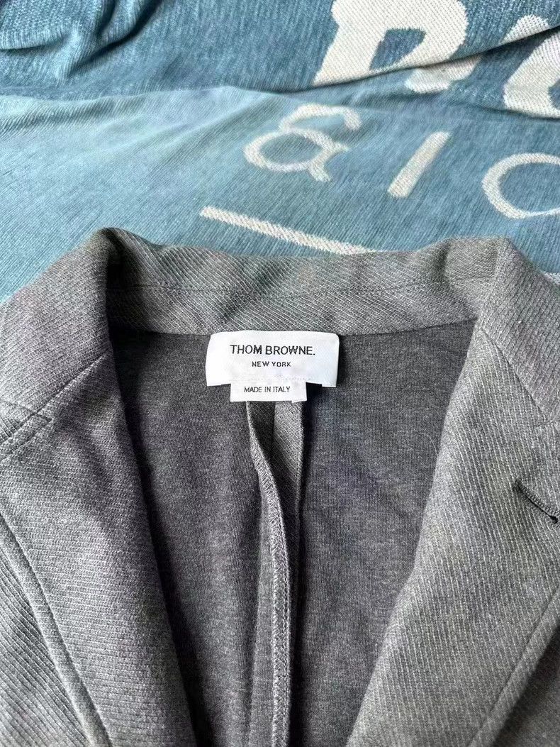 Thom Browne Thom Browne size1 Grey dress with a white collar Size 34R - 3 Thumbnail