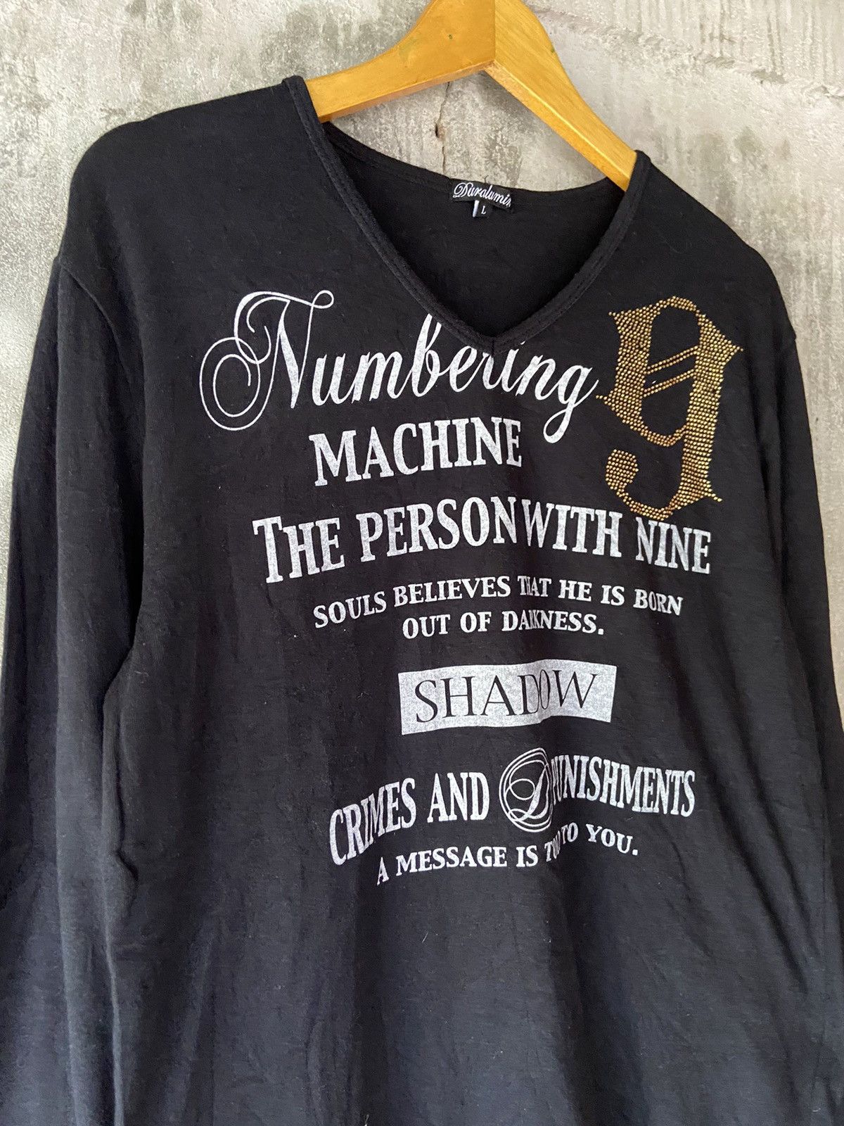 If Six Was Nine NUMBERING MACHINE THE PERSON WITH NINE LONG SLEEVE Size US M / EU 48-50 / 2 - 3 Thumbnail