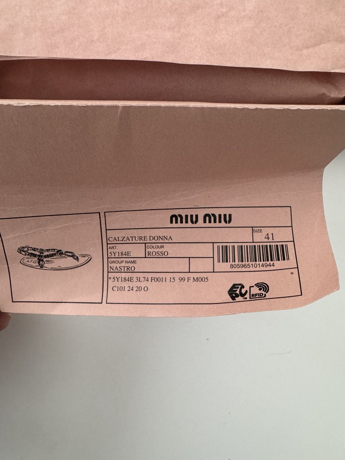 Miu Miu Miu Miu Riviere Cord & Leather Sandals Size US 11 / IT 41 - 10 Thumbnail