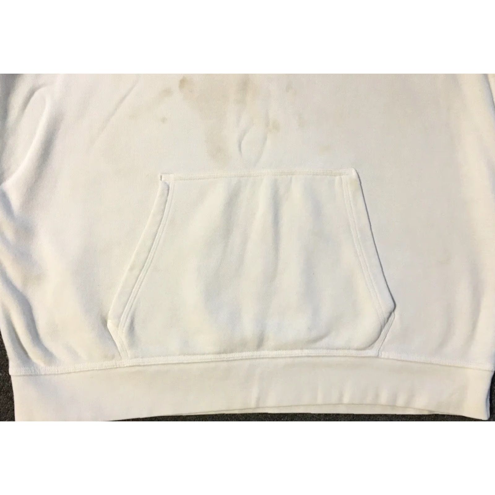 Nike VINTAGE Nike Center Swoosh Faded Distressed Hoodie XL Men White 90s Grunge Skate Travis Scott Sportswear Pullover Hoodie Size US XL / EU 56 / 4 - 4 Thumbnail
