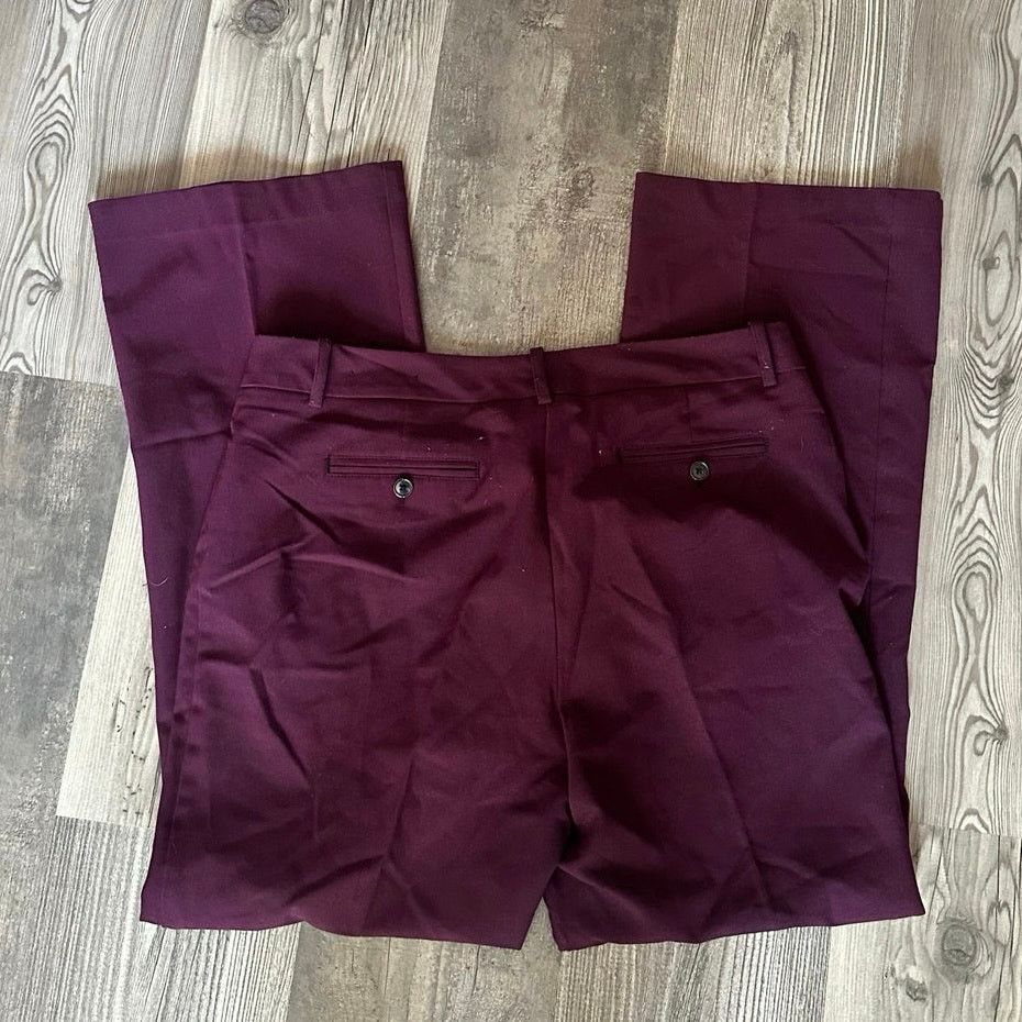 Worthington worthington burgundy purple modern fit pants Size 32" / US 10 / IT 46 - 3 Thumbnail