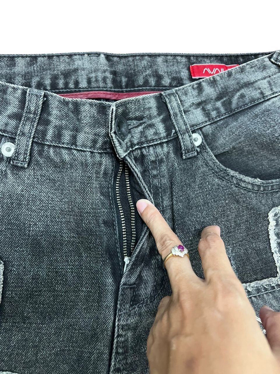 Japanese Brand Japanese Brand Avail Patches Distress Jeans Size US 30 / EU 46 - 11 Thumbnail