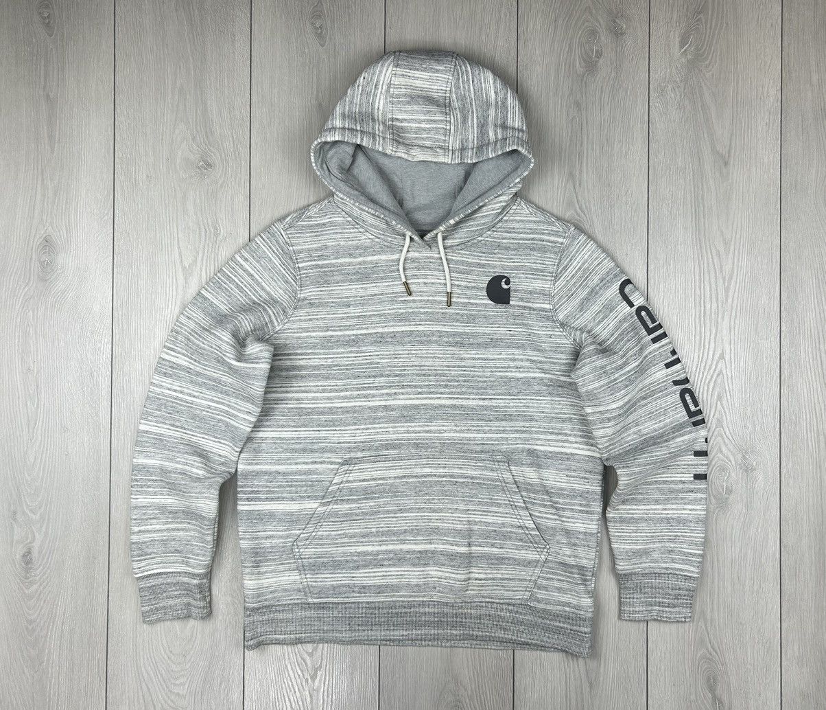 Carhartt × Vintage Carhartt Vintage Hoodie Grey Size S - M Size US S / EU 44-46 / 1 - 1 Thumbnail