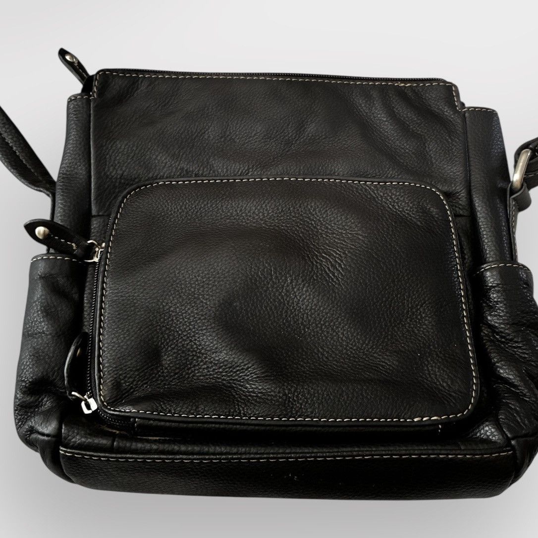 Giani Bernini Gianni Bernini Pebble Black Leather Crossbody Size ONE SIZE - 6 Thumbnail