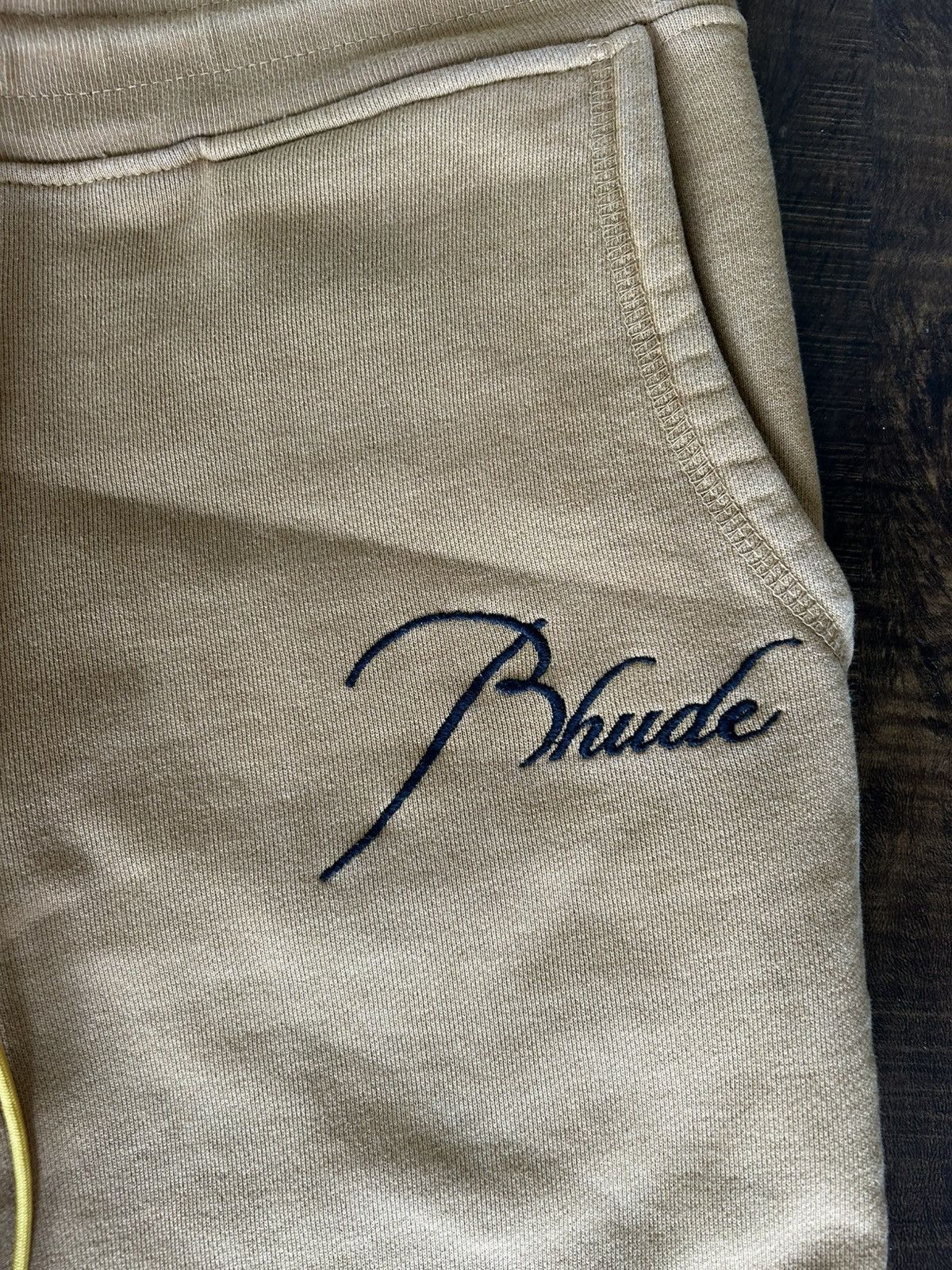 Rhude Rhude Embroidered Logo Lounge Sweatpants Brown Size US 32 / EU 48 - 3 Thumbnail