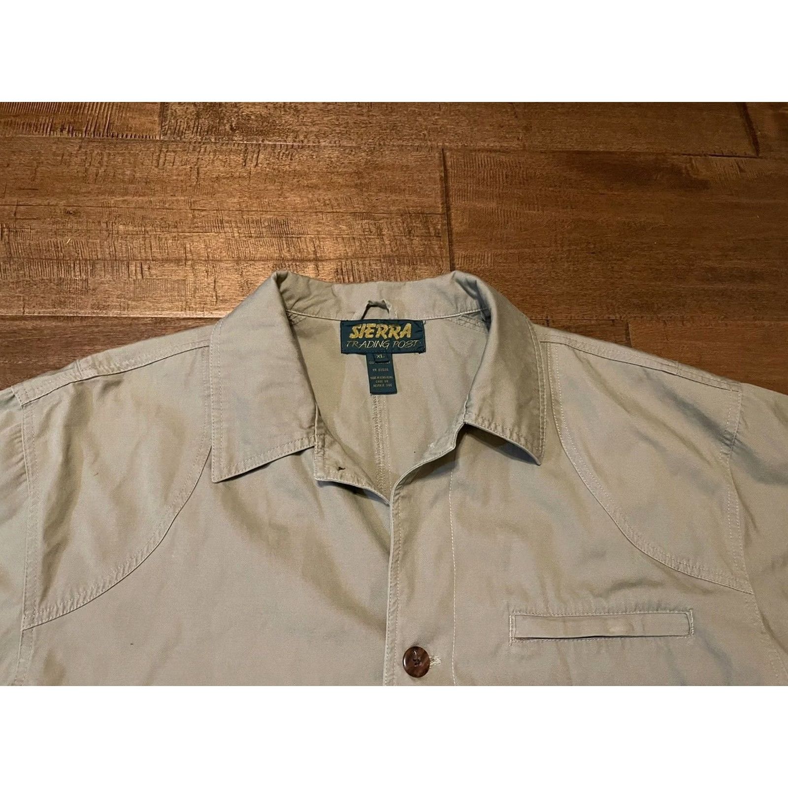 Vintage VINTAGE Sierra Trading Post Beige Khaki Barn Chore Field Utility Jacket Mens XLarge Size US XL / EU 56 / 4 - 3 Thumbnail
